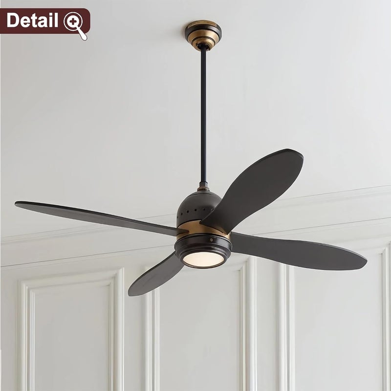 FEHEED 6 Inch Ceiling Fan Downrod Threaded, 1 Inch Outer Diameter Matte Black Ceiling Fan Extension Rod (With Threads),Down Rods Compatible With Most Ceiling Fans,Easy Installation - Image 3